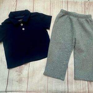 Outfit 12-18 Mo Sweatpants/Collared Casual